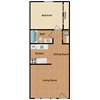 1 Bed 1 Bath Large